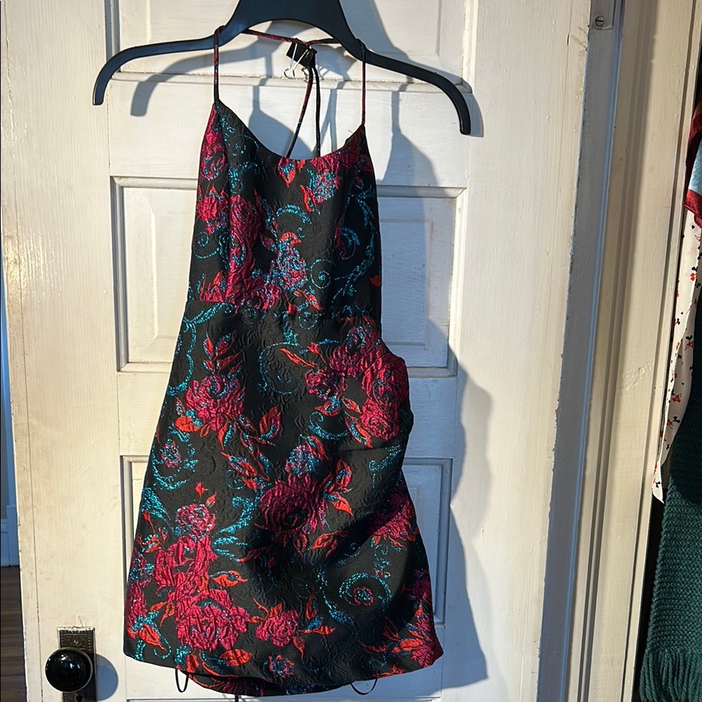 Urban Outfitters Red Slip Dress Sleeveless Spaghetti Strap